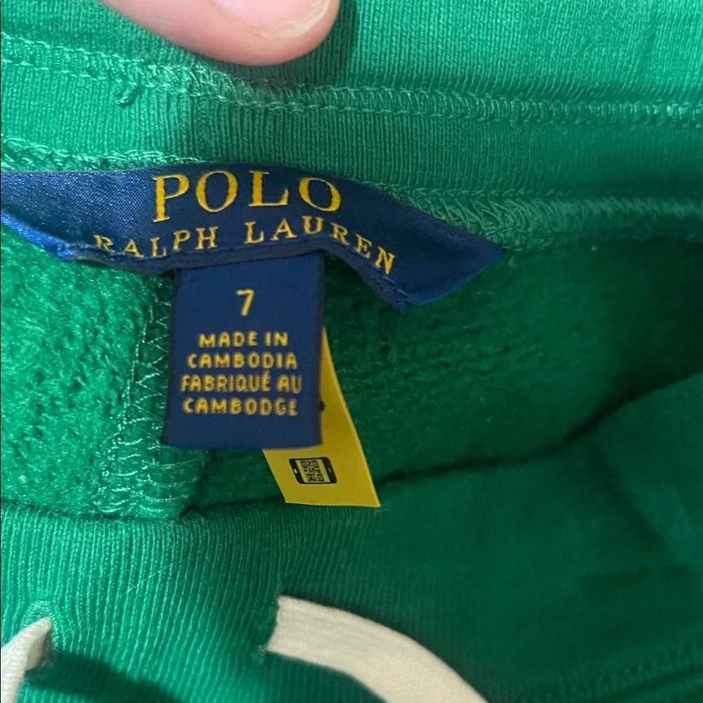Polo by Ralph Lauren Kids Green Sweatpants Set - Picture 4 of 4